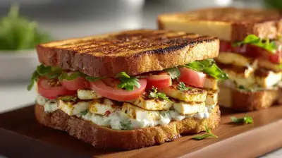 Paneer Loaded Sandwich