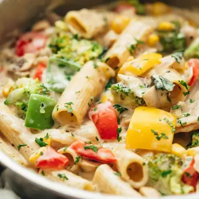 Veg. White Sauce Pasta