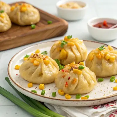Cheesy Momos