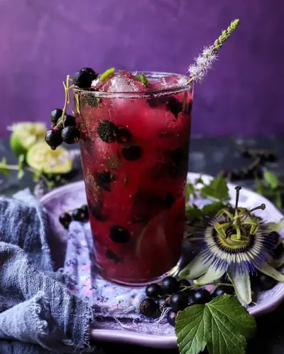 Black Currant Mojito