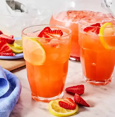 Strawberry Masala Lemonade