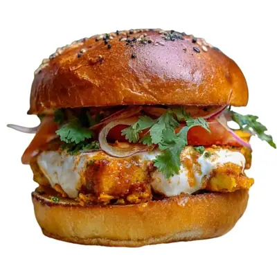 Crispy Paneer Burger