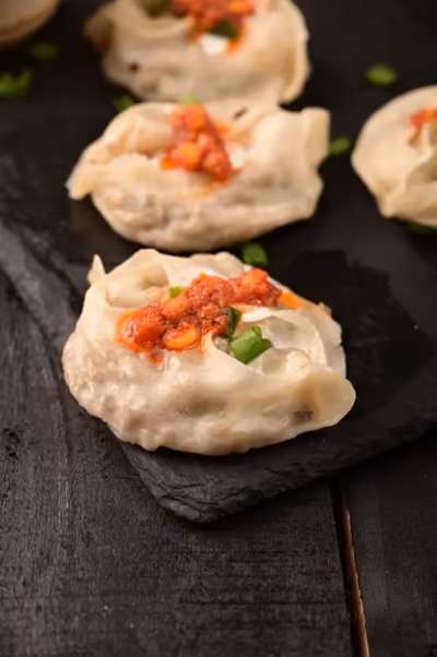 Veg Afghani Momos
