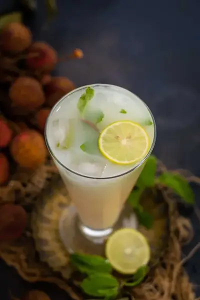 Litchi Masala Lemonade