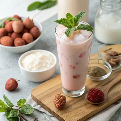 Litchi Lassi